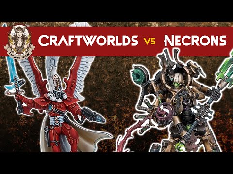 Craftworld Eldar Vs Necrons - Warhammer 40K 9th Edition Battle Report