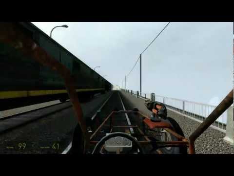 Half-Life 2 Pro Tips - How to evade train crash