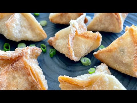 How to Make EASY Homemade Crab Rangoon