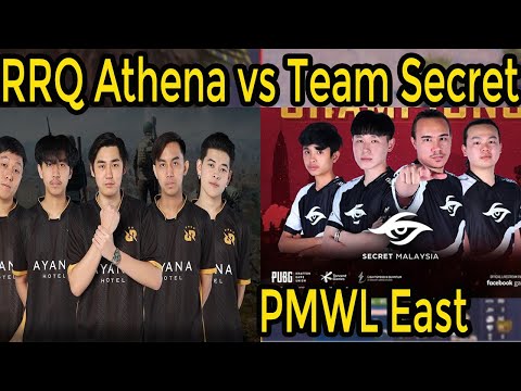 RRQ Athena vs Team Secret in final circle || Best fight of PMWL East