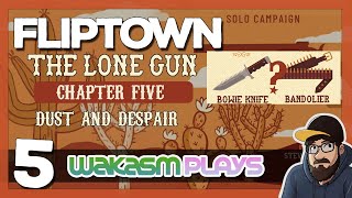 ▶️Fliptown: The Lone Gun – Ch 5 ‘Dust and Despair’ 🐔 Hard Mode Challenge | Solo Board Game Fun!