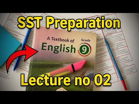 SST Preparation | Lecture no 2 | Class 9 English unit no 2