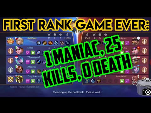 First Rank Game using Layla - 1 Maniac, 25 Kills, 0 Death