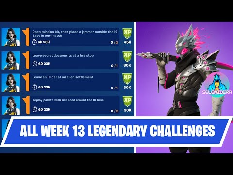 *ALL* WEEK 13 LEGENDARY Quests/Challenges Guide | Fortnite Chapter 2 Season 7