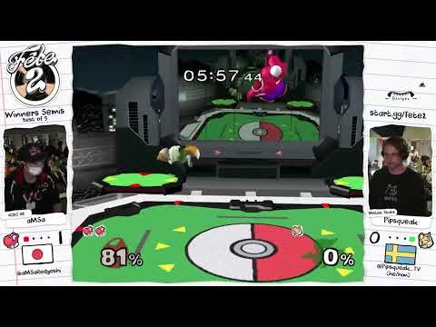 Fete 2 Melee Top 8 Highlights (Ft. aMSa, Mekk, Pipsqueak, Professor Pro)