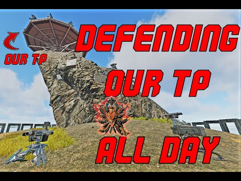 TRIO Defending our Outside Carno Cave TP from MULTIPLE TRIBES!! Ark Official Small Tribes PvP Series