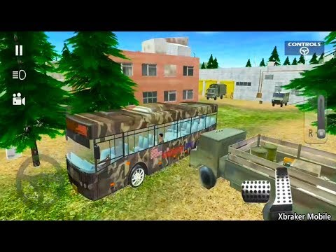 Offroad Army Bus Driving - New Levels Unlocked - Army Soldiers Transport - Android Gameplay