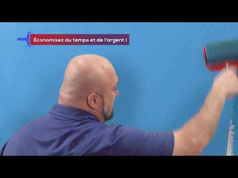 2 Rouleaux de Peinture Magiques Anti-Éclaboussure rechargeables PAINT RACER PRO:1 Rouleau+1 pour bords(+1 râteau coins) - Second Medium