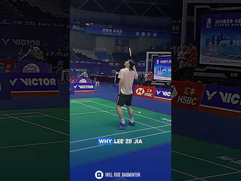 why is lee zii jia always like this ? #badminton #shortvideo #shorts #leeziijia