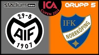 preview picture of video 'Motala AIF FK - IFK Norrköping [ICA Cupen 2014, Herr]'