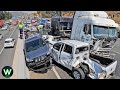 Tragic! Extremely Dangerous Biggest Trucks Crashes Filmed Seconds Before Disaster | Best Of The Week