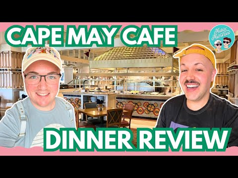 Cape May Cafe Buffet Dinner Review! | Disney's Beach Club Resort 2024