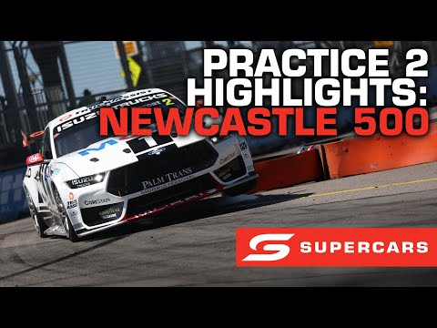 SUPERCARS 2023 Thrifty Newcastle 500 プラクティス2ハイライト動画