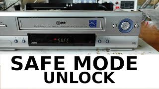 LG VCR LV2398 Child Lock Unlock Safe Mode