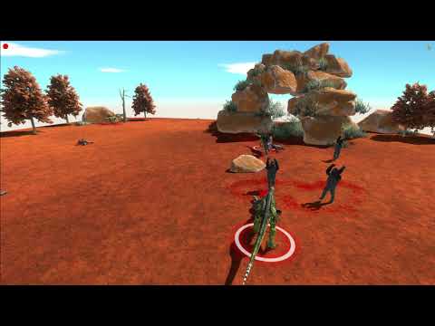 Cryolophosaurus VS Primates Animal Revolt Battle Simulator