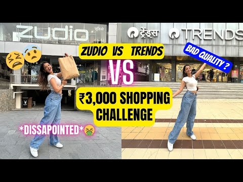 AFFORDABLE shopping Zudio VS Trends Under ₹3000😱Disappointed 😞