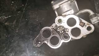 How to clean or replace EGR Valve  2003  2008 Mazda 3,5,6 and Tribute 2 3L