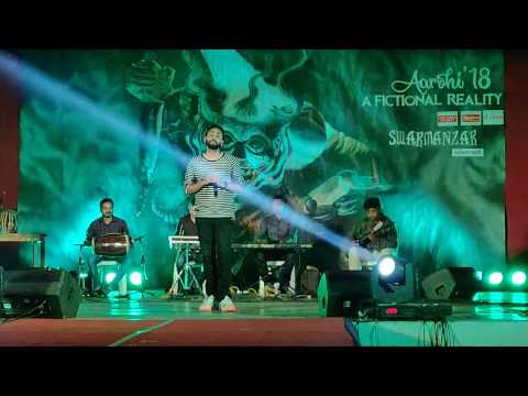 Dr Akash Gandhi Badi mushkil hai khoya Mera Dil hai live at VNIT NAGPUR