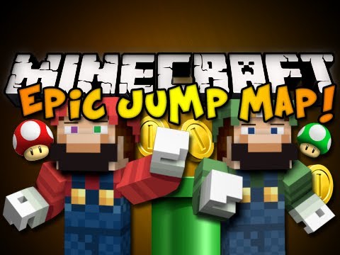 Minecraft: Epic Jump Map - SUPER MARIO EDITION! Part 1 (HD)