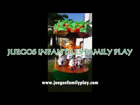 Carrusel infantil para niños Juegos Infantiles Recreativos Family Play 