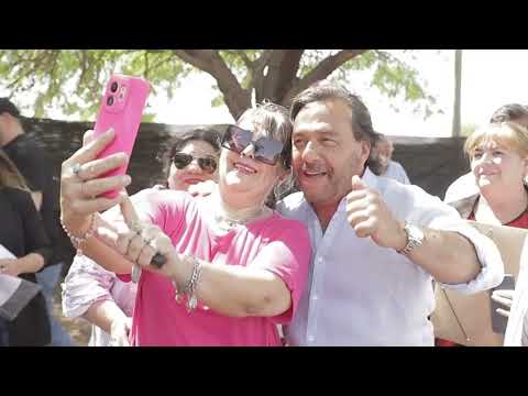 En El Quebrachal, Sáenz subrayó la prioridad de obras federales que eviten la emigración