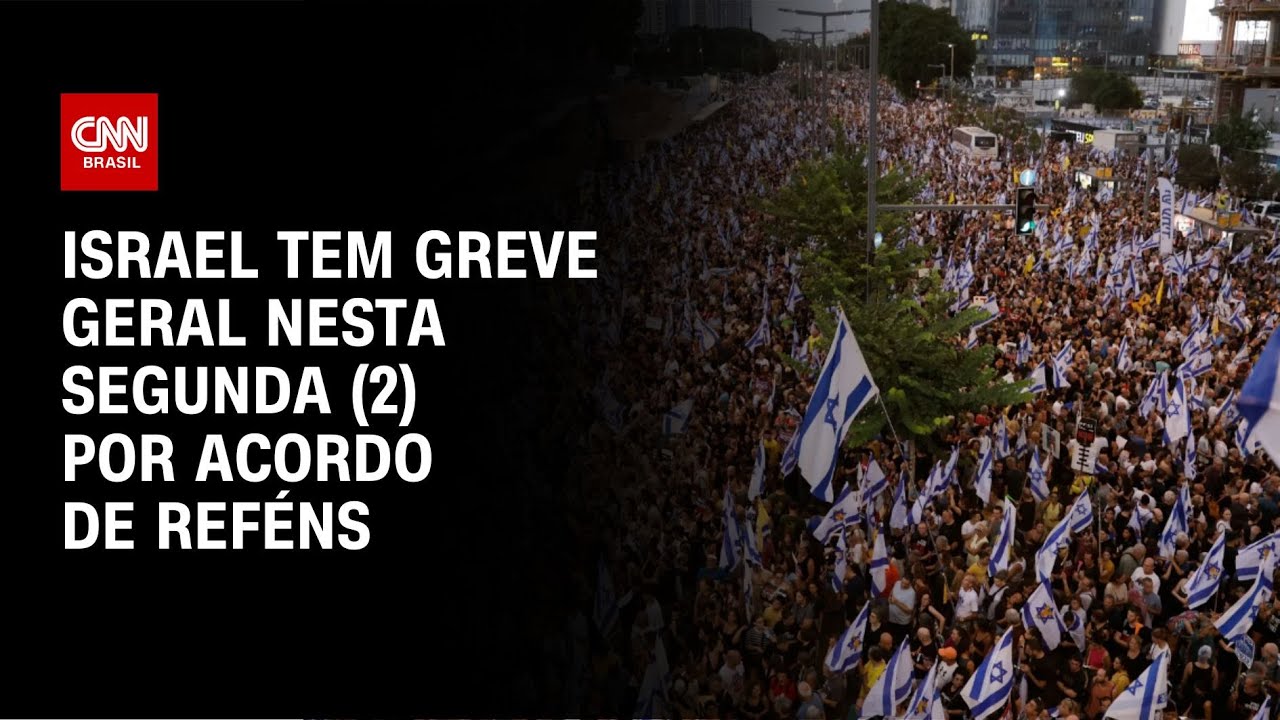 Israel tem greve geral nesta segunda (2) por acordo de reféns | CNN NOVO DIA