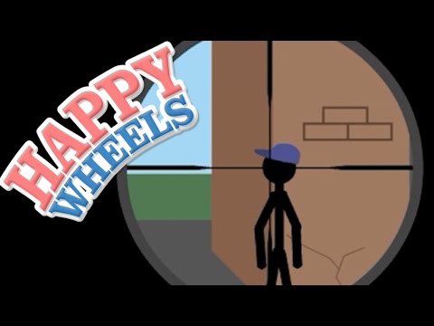 HAPPY WHEELSDA SNİPER OYUNU!! - Happy Wheels #9