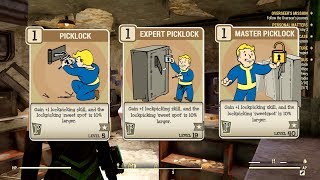 HOW TO GET LEVEL 3 LOCKPICKING IN FALLOUT 76! GUIDE TO MAX LEVEL MASTER PICKLOCK!