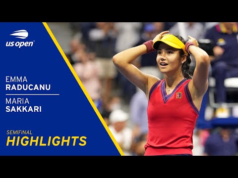 Emma Raducanu vs Maria Sakkari Highlights | 2021 US Open Semifinal