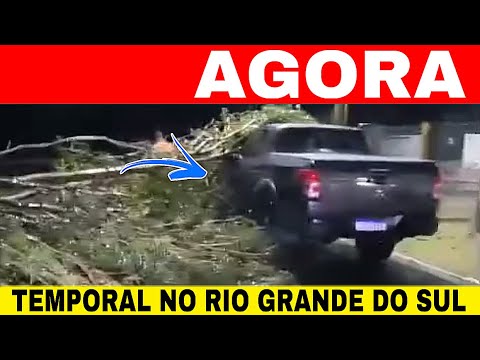 🔴URGENTE- TEMPORAL atingiu o RIO GRANDE DO SUL neste momento 😟19/09/25 