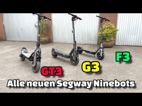All new Segways Ninebot Escooters on offer and in comparison