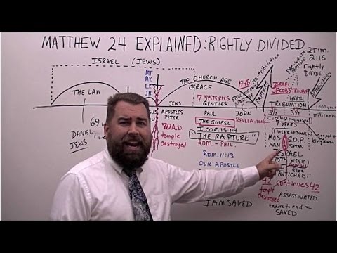 Matthew 24 Explained: Rightly Divided Proving Pretribulation Rapture #matthew24 #rightlydividing