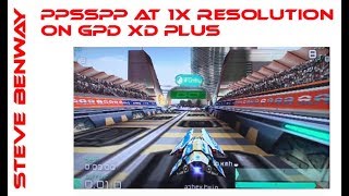 PPSSPP at 1x resolution on GPD XD Plus
