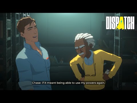 Chase Track Star & Mecha Man Robert reunion scene - Dispatch