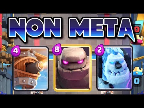 NON META GOLEM NIGHT WITCH LADDER DECK! CHALLENGER 3 EARLY SEASON GAMEPLAY! | Clash Royale
