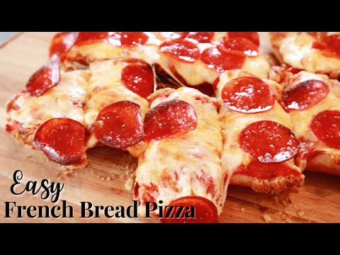 EASY French Bread PIZZA Recipe | The Carefree Kitchen
