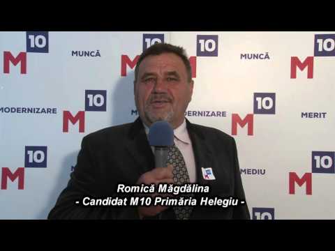 Romica Magdalina Candidat pentru Primaria Helegiu Partidul M10