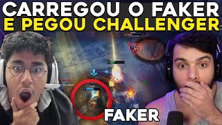 TATU CARREGOU O FAKER PRA PEGAR CHALLENGER, ZUEIRA COM O MINERVA - RENECRODILO LEAGUE OF LEGENDS