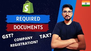 Required Documents For Indian Dropshipping | Is GST Compulsory for Shopify Dropshipping In India?