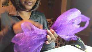 Cheap Dollar tree diy deco mesh angel