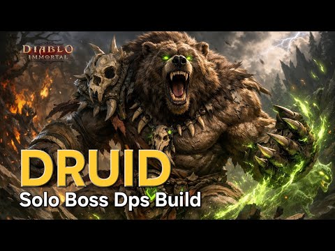 Druid Dps Build  | 2.7k reso | Diablo Immortal