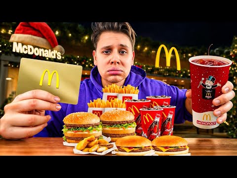 I ate nothing but McDonald's for 9 days - MONOPOLY - I WON this! 🍟🎁