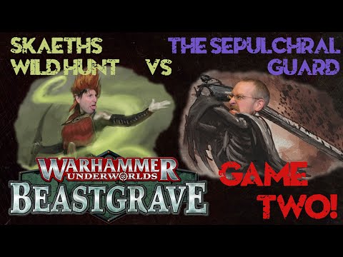 Underworlds Beastgrave Battle Report - The Sepulchral Guard vs The Wild Hunt Game 2!