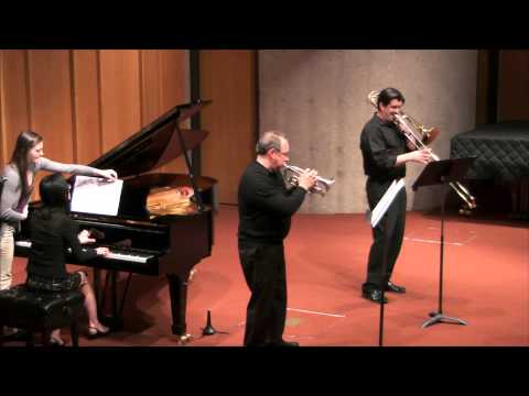 Mark Ponzo, trumpet, Jeremy Moeller, trombone, and JeongSoo Kim, piano - Ewazen - Pastorale
