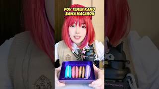 Download lagu TEMEN KAMU MAKAN MACARON DI SEKOLAH #shorts mp3
