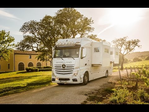 Magellano - Reisemobil - Einblicke und Funktionen des Luxus-LKW-Wohnmobils.
