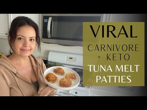 VIRAL Carnivore + Keto TUNA MELT PATTIES