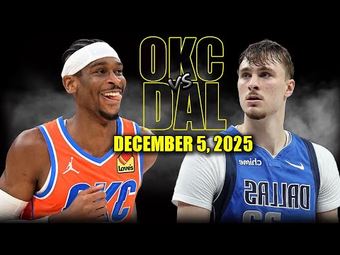Oklahoma City Thunder vs Dallas Mavericks Full Game Highlights – December 5, 2025 | NBA Season
