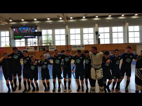 FBC Draci Říčany Dorost - oslava výhry základní části