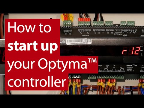 Start up your Optyma™ Plus or Plus INVERTER condensing unit controller in a few simple steps